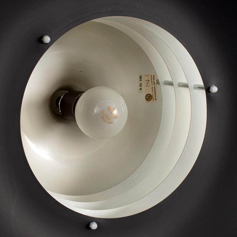 HANS-AGNE JAKOBSSON, a model no 742 ceiling lamp, Markaryd, second half of the 20th century.