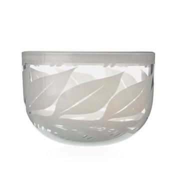 85. Gunnar Cyrén, a 'graal' glass bowl, Orrefors 1977.