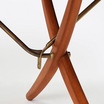 Hans J. Wegner, a teak, beech and brass dining table model "AT-314", for Andreas Tuck, Denmark 1950-60's.