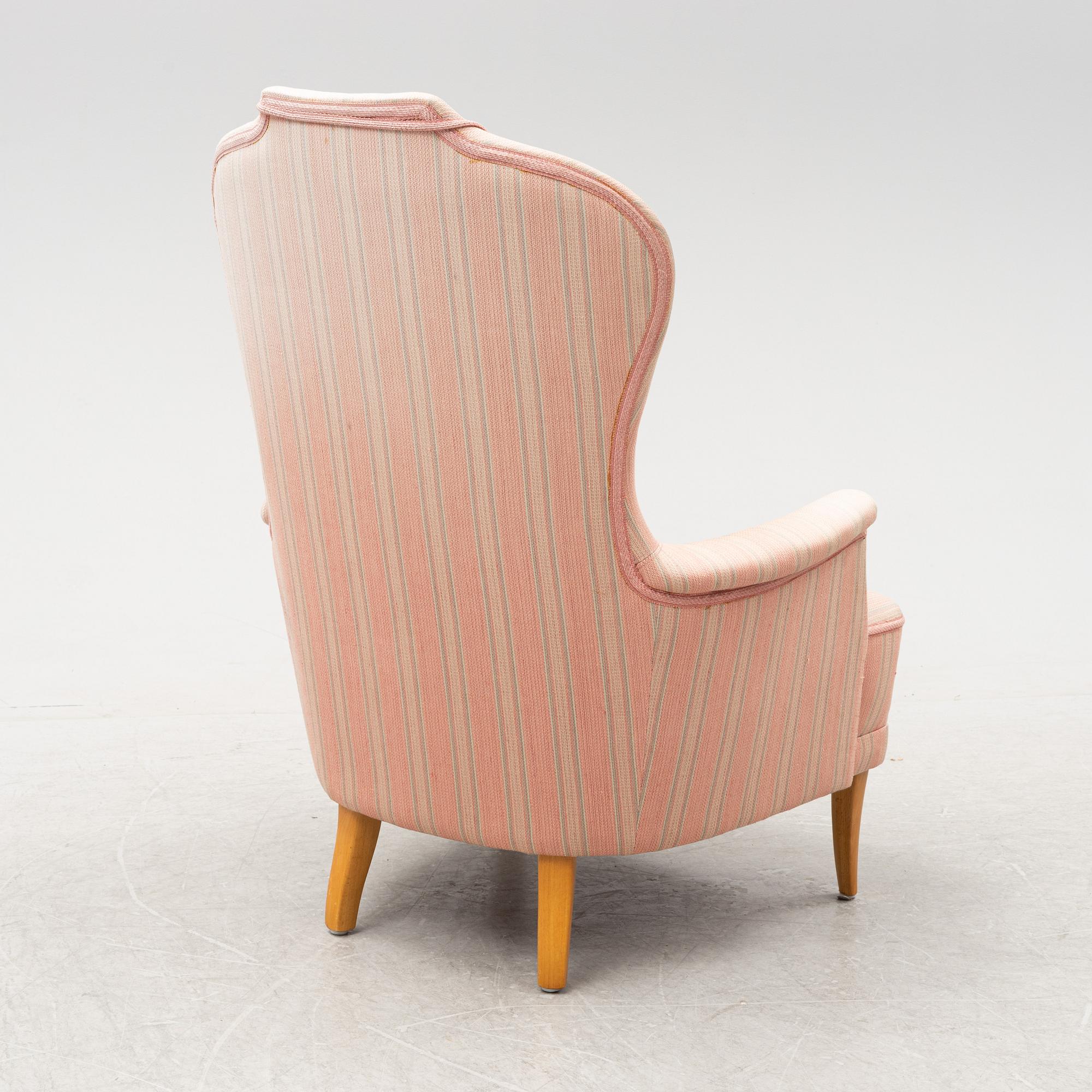 A 'Farmor' easy chair by Carl Malmsten for O.H. Sjögren, second half of the 20th Century.
