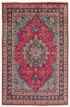 Carpet, Tabriz, approx. 310 x 198 cm.