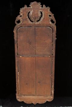 A Swedish Rococo 18th century mirror.