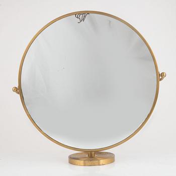 Josef Frank, a model 2214 table mirror, Firma Svenskt Tenn, mid 20th century.