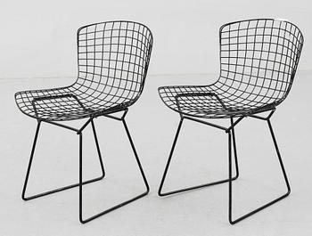 STOLAR, ett par, "Sidechair", design Harry Bertoia, 1960-tal.