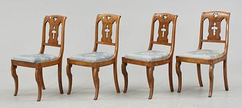 STOLAR, 4 st, senempire, 1800-talets första hälft.