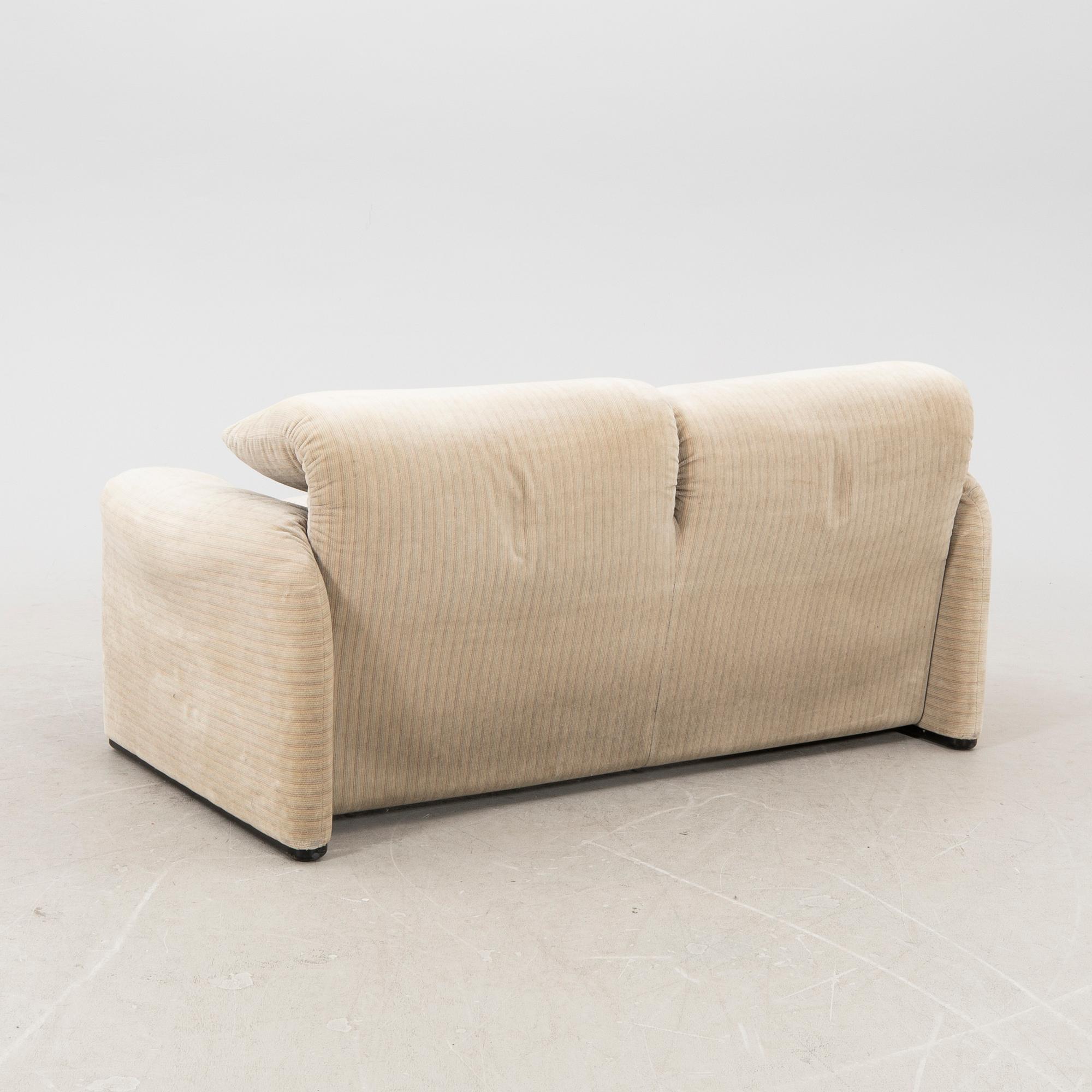 Vico Magistretti, a Maralunga sofa for Cassina Italy later part of the 20th century.