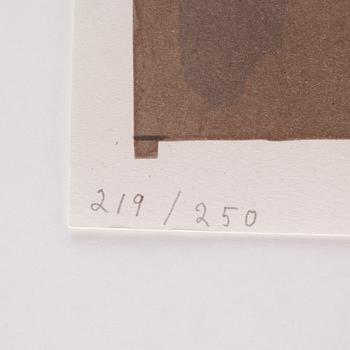 JOCKUM NORDSTRÖM, färglitografi, signerad och numrerad 219/250.
