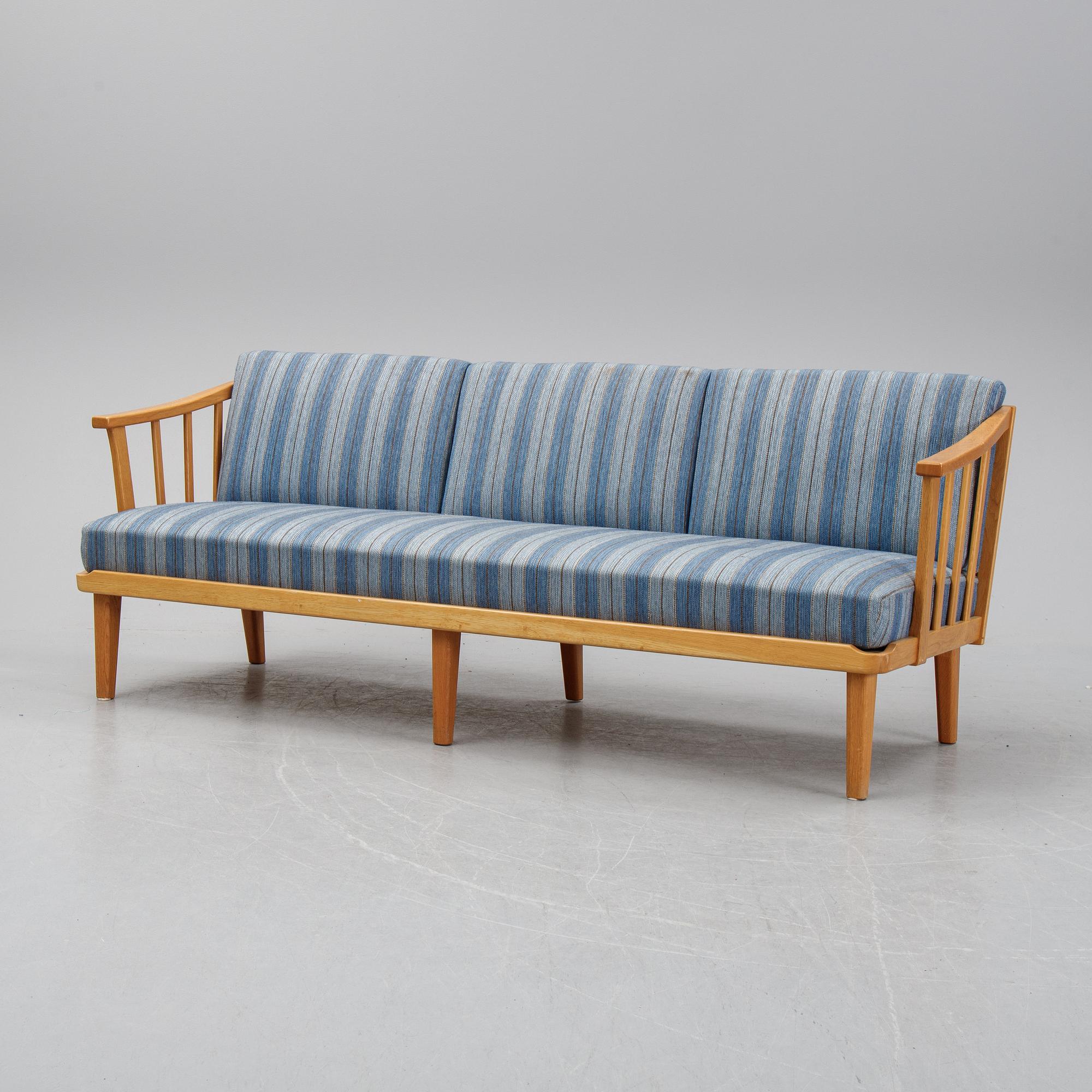 Carl Malmsten, a 'Visingsö' oak sofa.