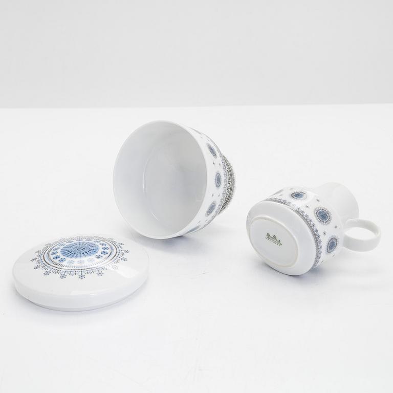 Tapio Wirkkala, a 26-piece porcelain coffee set 'Composition / Jääkukka', Rosenthal Studio-linie.