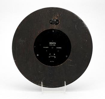 VÄGGKLOCKA, trä, Zenith, 1900-tal.