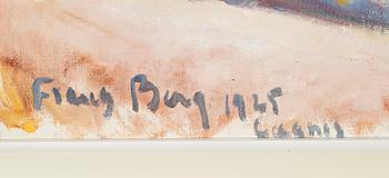 FRANS BERG, olja på duk, signerad och daterad 1925.