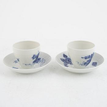 A 29-piece porcelain coffee service, "Blur Flower", Royal Copenhagen, Denmark.