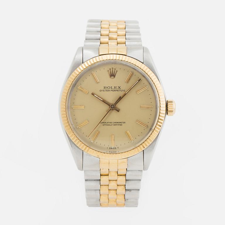 ROLEX, Oyster Perpetual, Chronometer, wristwatch, 34 mm.