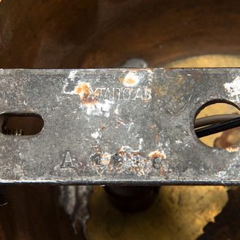 A mid-20th Century ceiling light, model A1998, for Taito Finland.