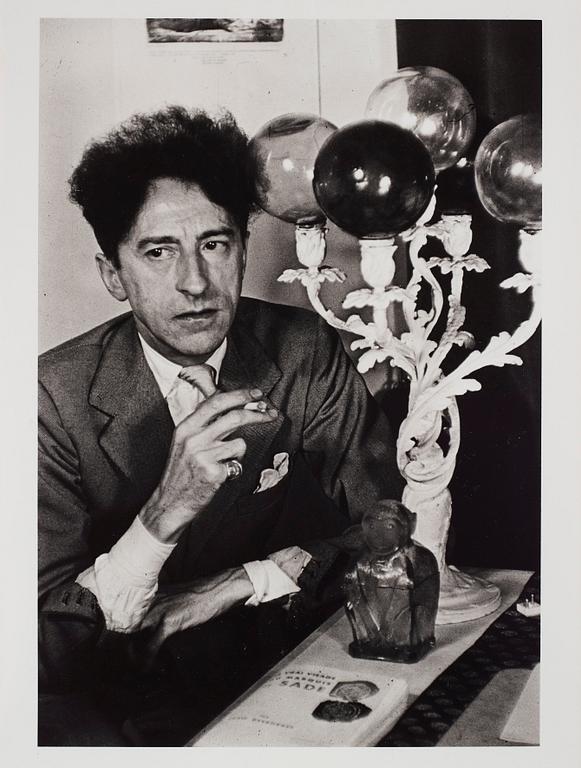 Gisèle Freund, "Jean Cocteau, Paris, 1939".