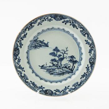 Plates 2 pcs porcelain China 18th century.