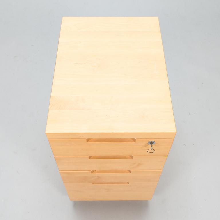 ALVAR AALTO, a 1980's 'H297' drawer unit for Artek.