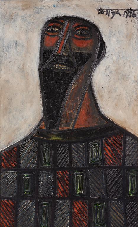 Francis Newton Souza, Portrait of a man.