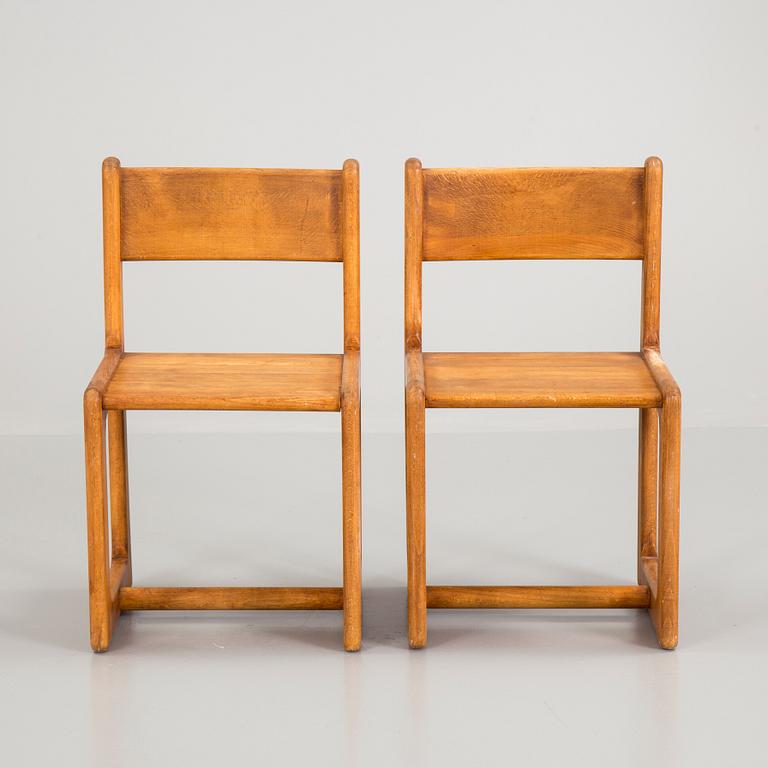 BARNMÖBEL, 3 delar, "BA-serien", Stephan Gip, Herbert Andersson, Gärsnäs, 1960-tal.