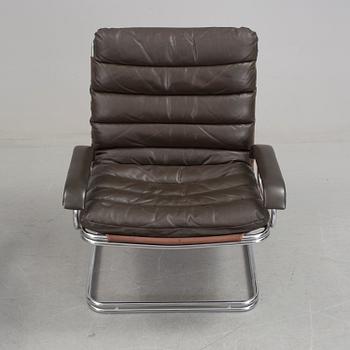 Armchairs, a couple, "Fuga" John Mortensen, Thams Møbler.