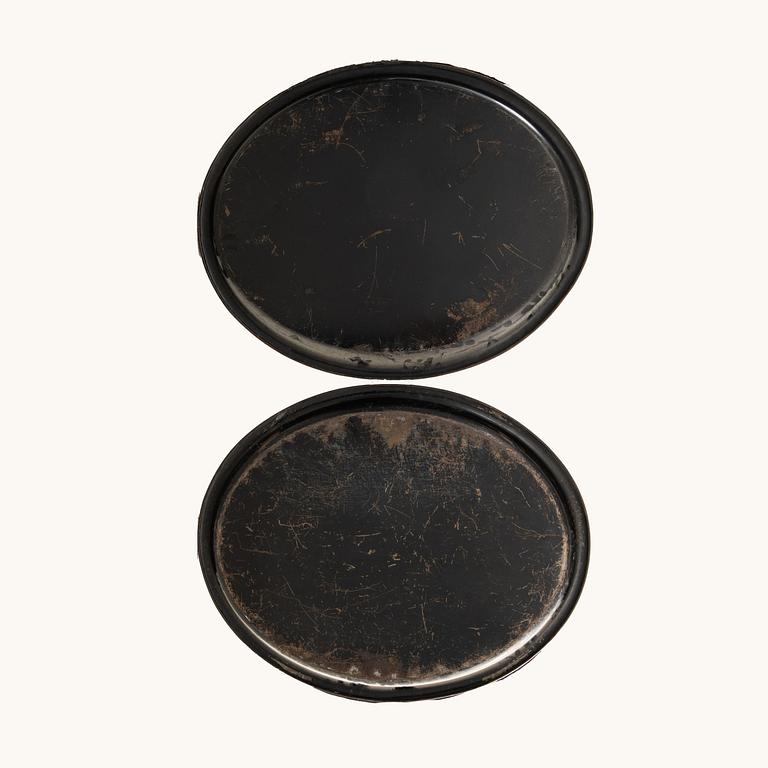 Trays 2 pcs first half of the 20th century.