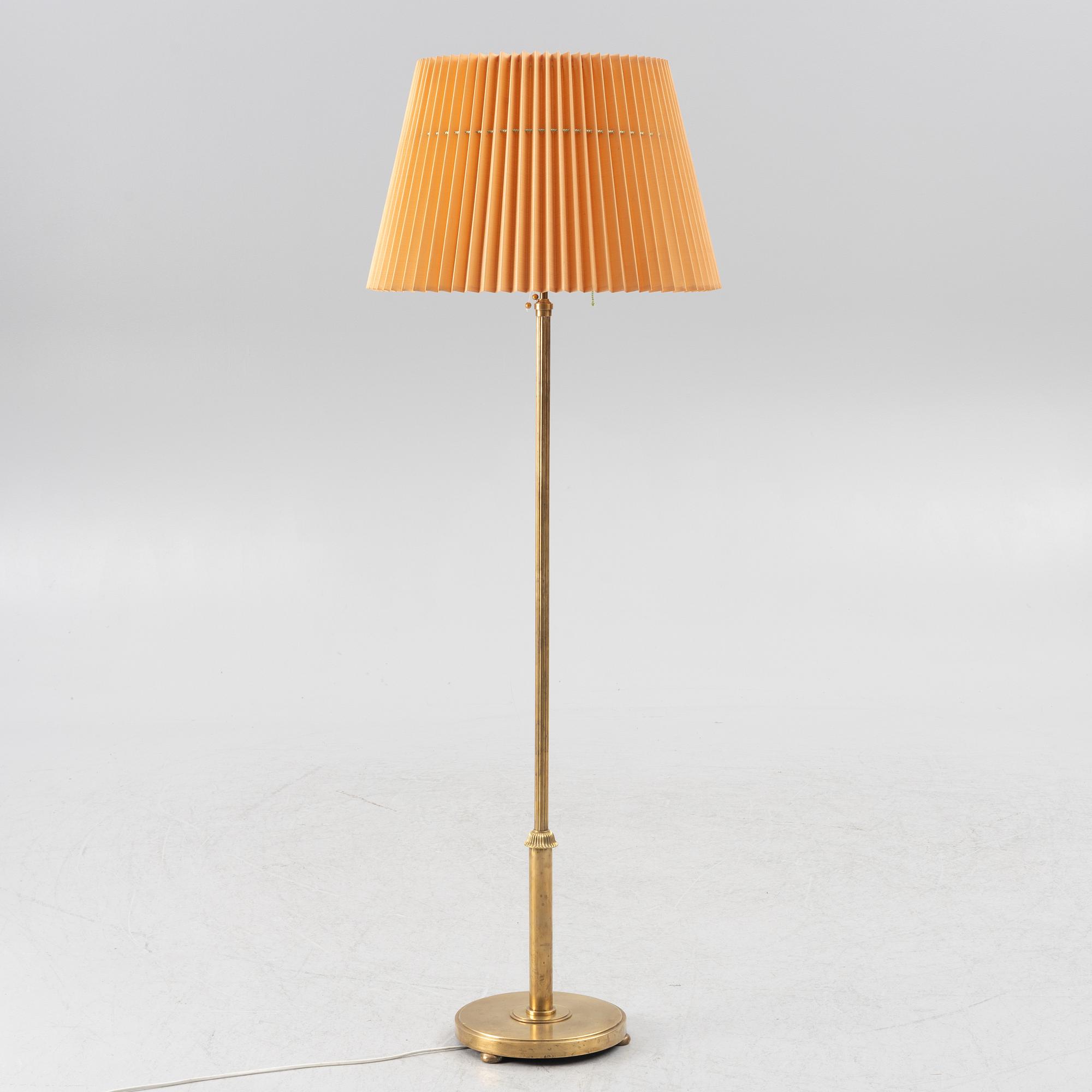 Á floor lamp, 1940s.