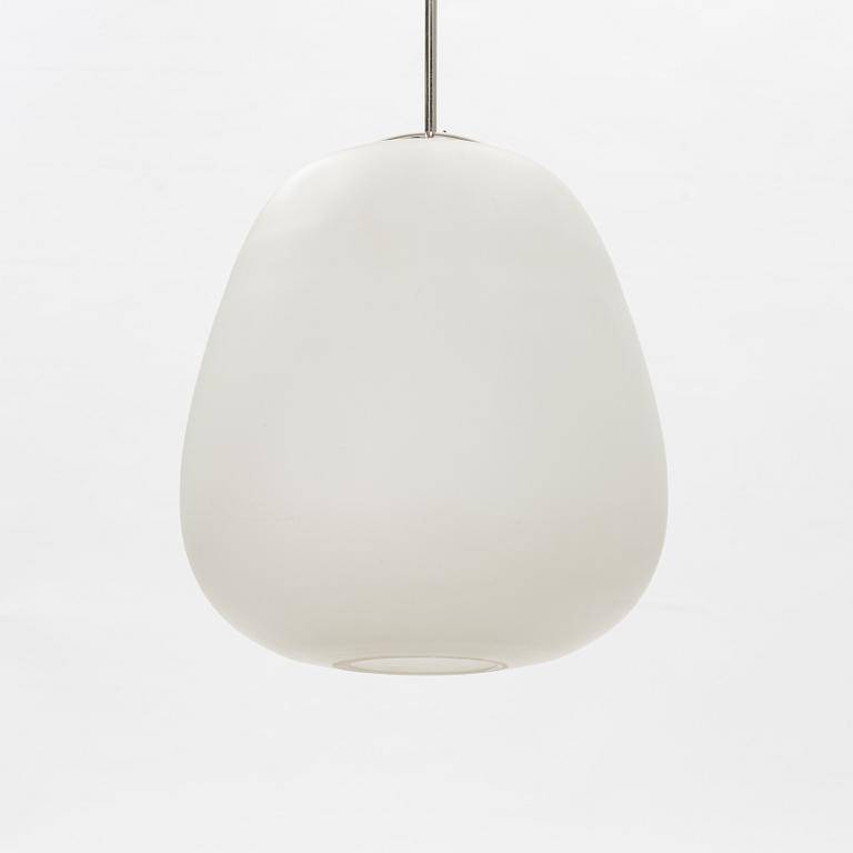 A glass ceiling light, mid 20th Century.