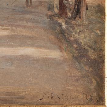 Wilhelm Dahlbom, A street in Menton.