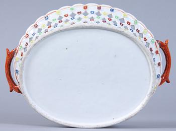 GALLERSKÅL, porslin, Kina, 1700-tal.