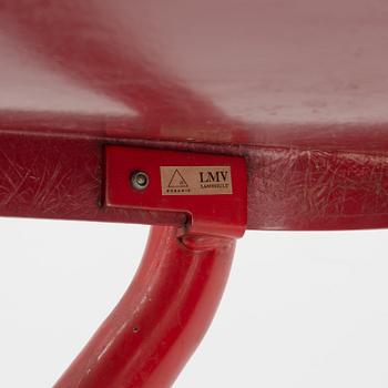 A set of three S70-3 barstools by Börge Lindau & Bo Lindekrantz for Lammhults 1968.