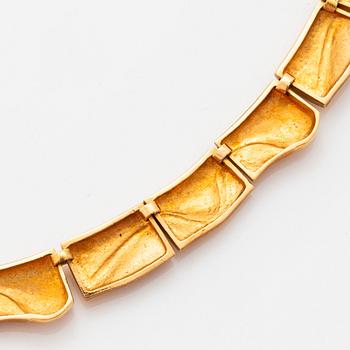 An 18K gold Lapponia necklace.