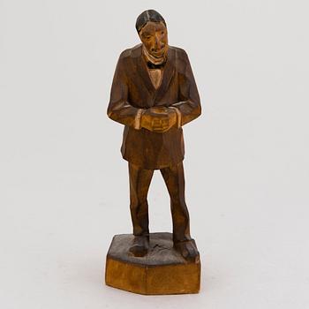 ALBIN KAASINEN, sculptur, signed.