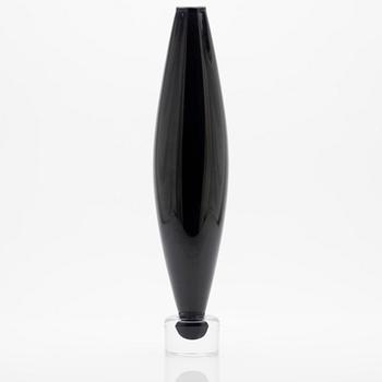 Matz Borgström, Vase, glass, for Orrefors, second half of the 20th century.