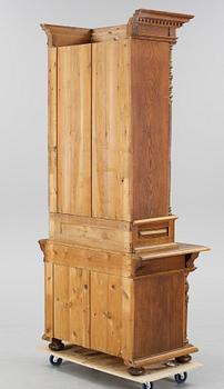 BOKSKÅP, nyrenässans, 1800-talets slut.