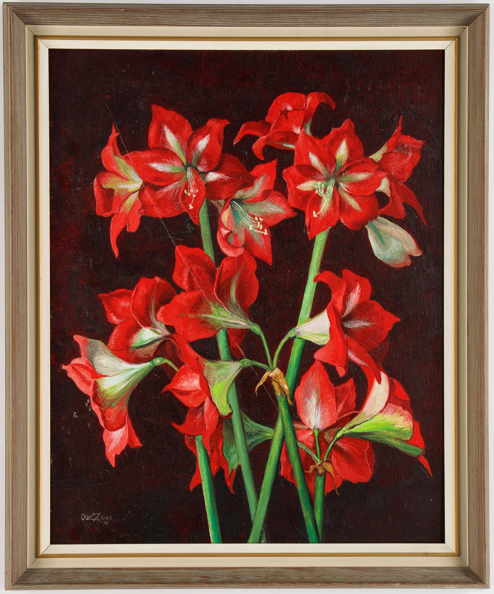 Owe Zerge, oil on panel, signed.