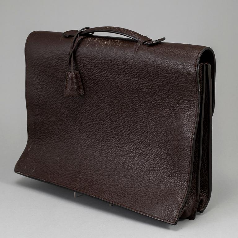 HERMÈS, a 'Sac à Dépêches' leather briefcase, 2008.