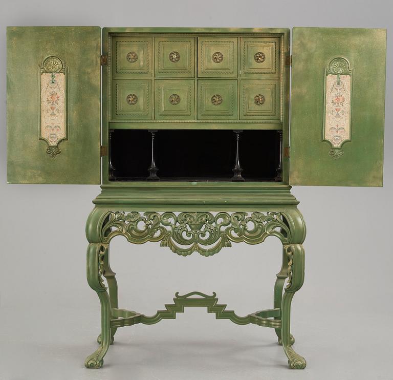 SWEDISH GRACE, a cabinet á la chinoise, 1920's-30's.