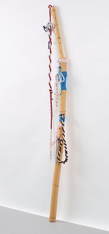 Tobias Madison & Kasper Muller, bamboo, ropes. Executed in 2010.