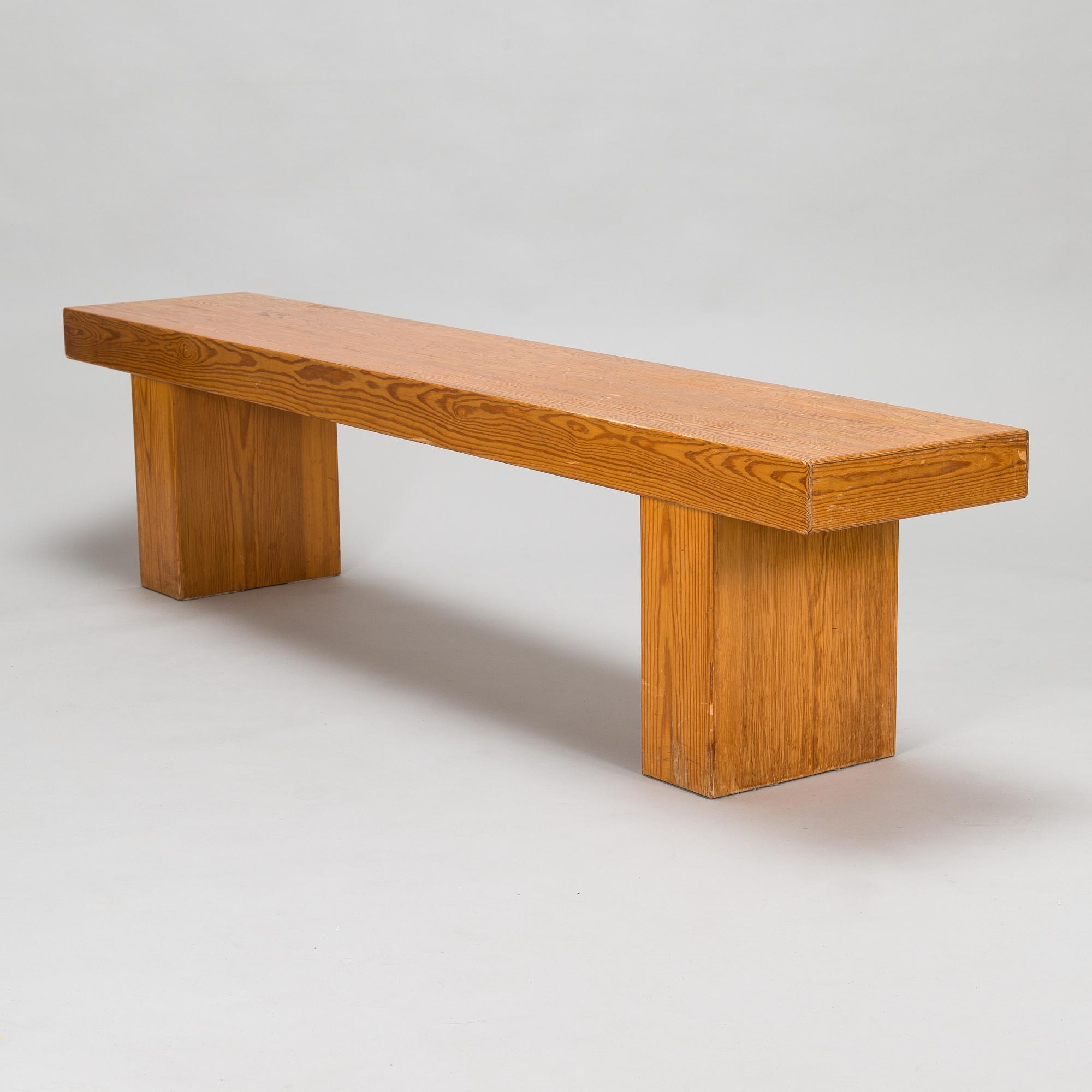 A 1960s bench.