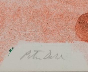 PETER DAHL, färglitografi. Signerad.