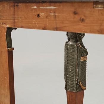 A late Gustavian circa 1800 console table.