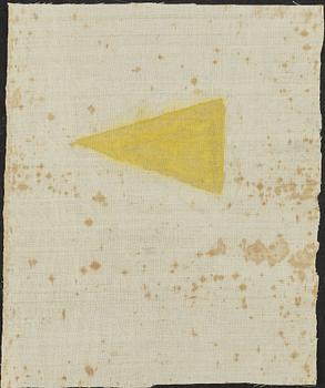 Sergej Jensen, "The Last yellow Triangle".