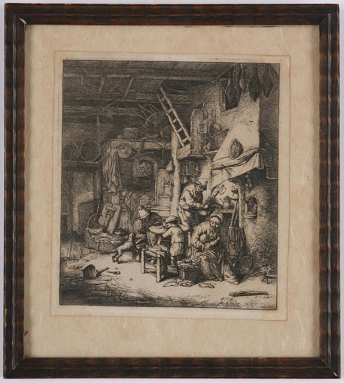 Isaac van Ostade, "Die Familie" (The Family).