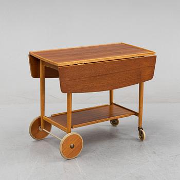 A teak 'Rullan' serving trolley by Ove Blidberg for Nadersson & Hagsjö, designed ca 1959.