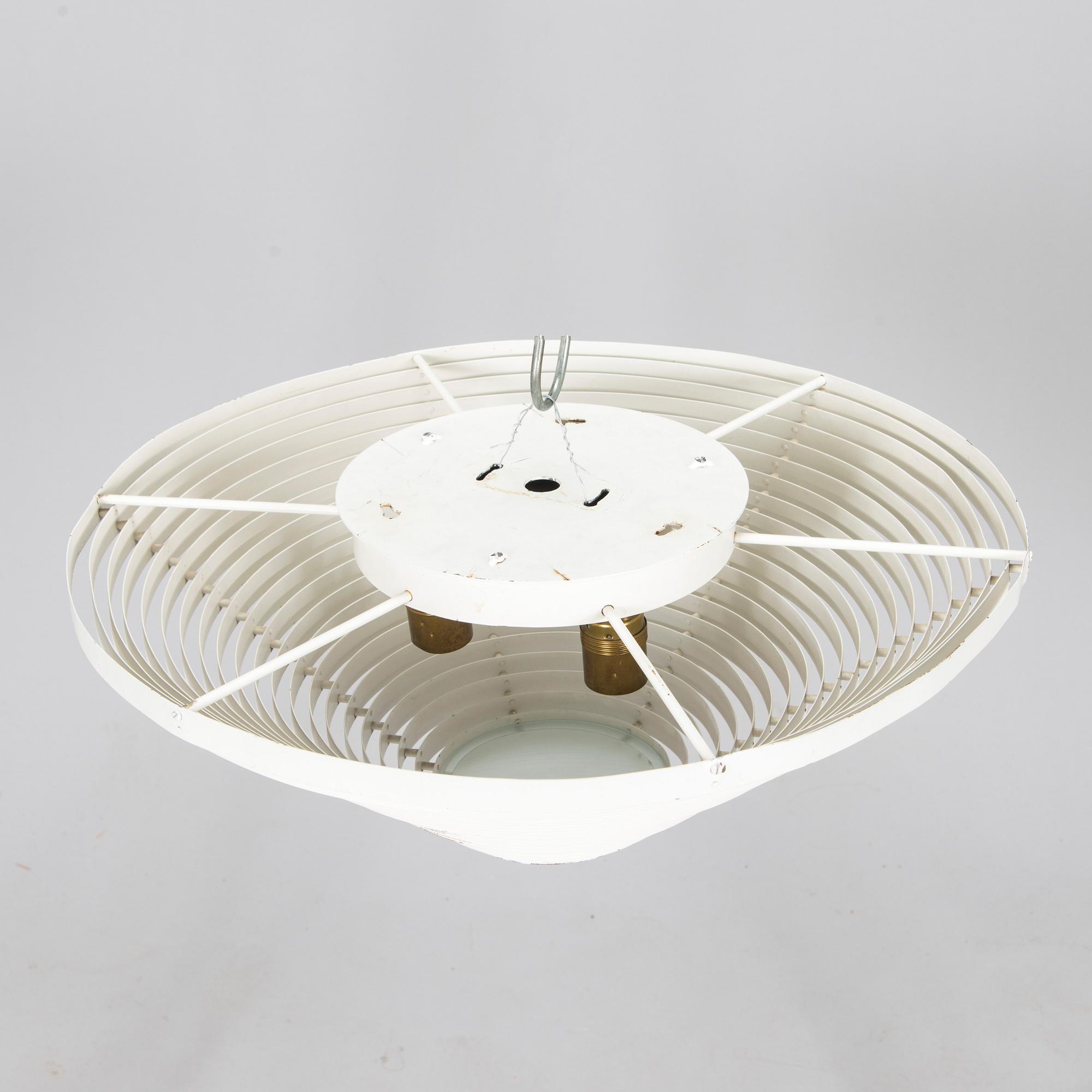 Alvar Aalto, A late 20th century 'A622A' ceiling light for