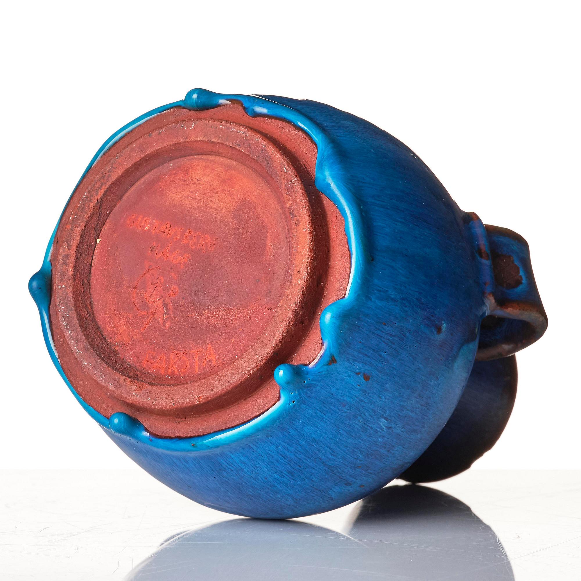 Wilhelm Kåge, a Farsta stoneware vase, Gustavsberg 1934.