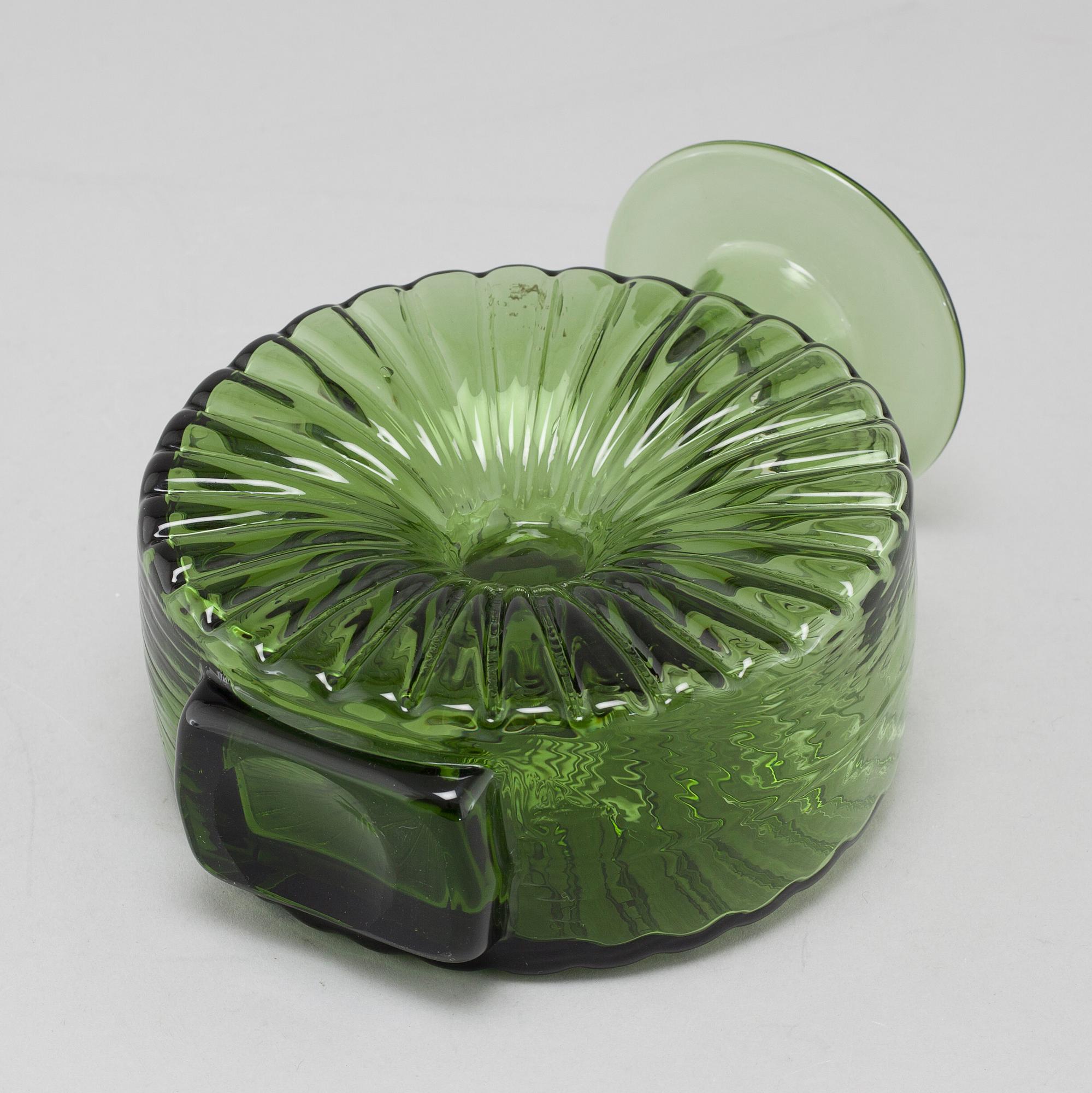 HELENA TYNELL, vas, glas, "Aurinkopullo" (Solflaskan), Riihimäen Lasi, 1900-talets andra hälft.