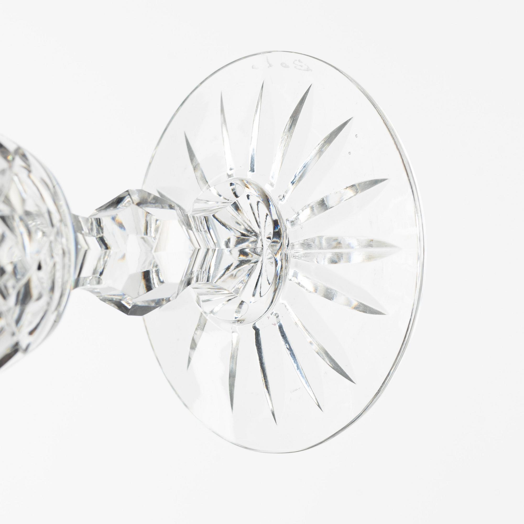 Fritz Kallenberg, glasservis, 79 delar, "Rut", Kosta Boda.