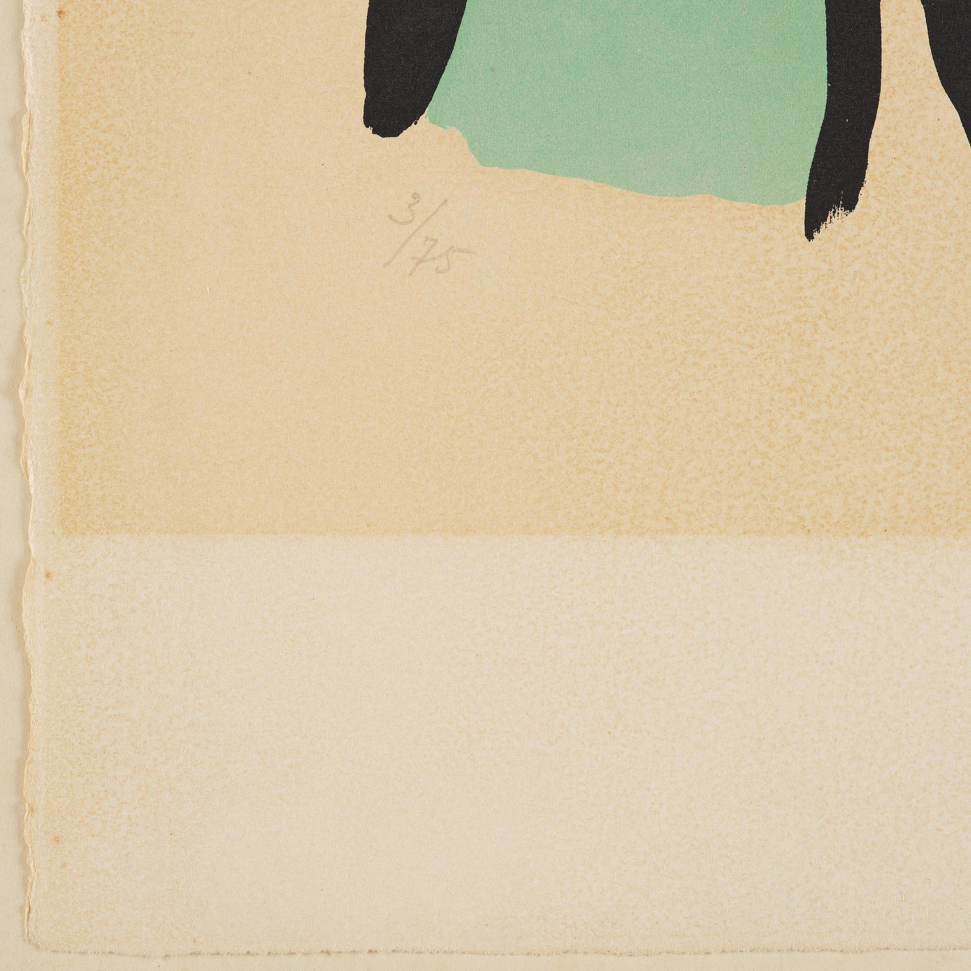 Fernand Léger, "La femme et la fleur".