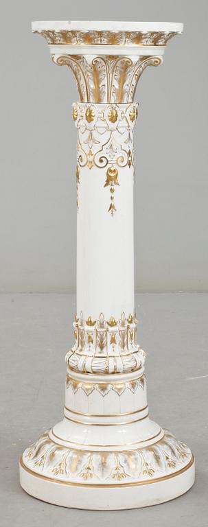 PIEDESTAL, Porslin, Rörstrand, 1890-tal.